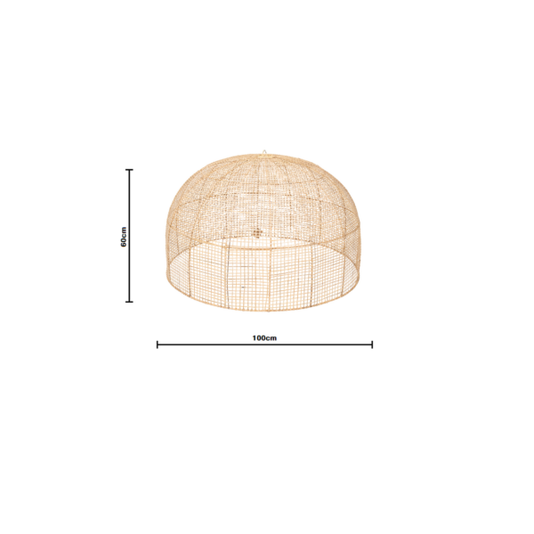 Penny Pendant - Natural Rattan - Image 2